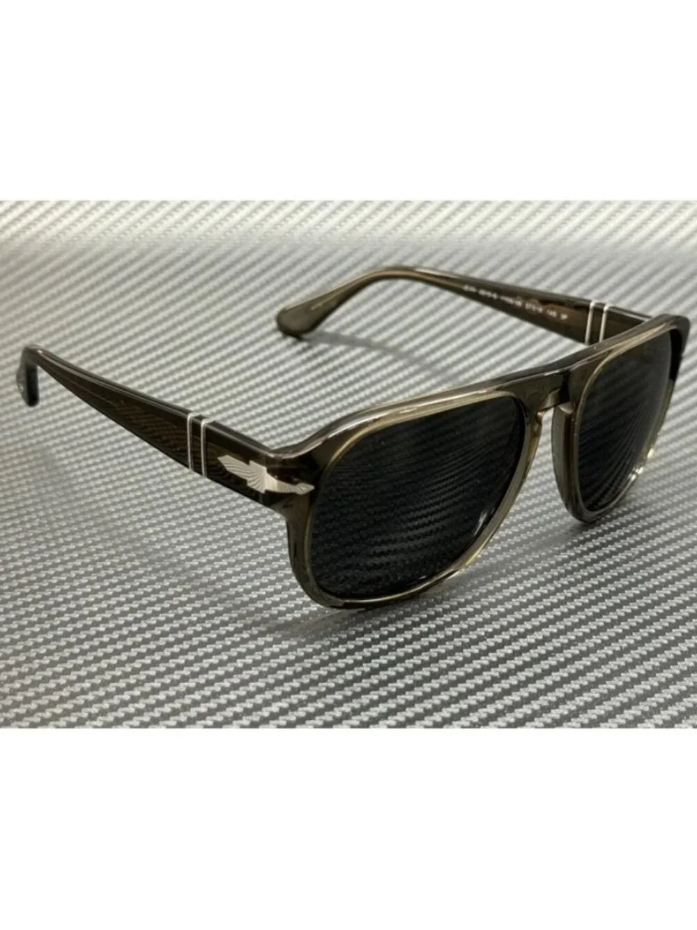 New Persol Men Smoke Sunglasses 57-18-145